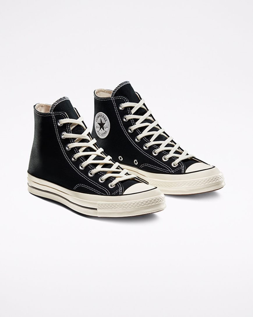 Tenisi Inalti Barbati Converse Chuck 70 Vintage Panza Negrii | RO LSYTR651